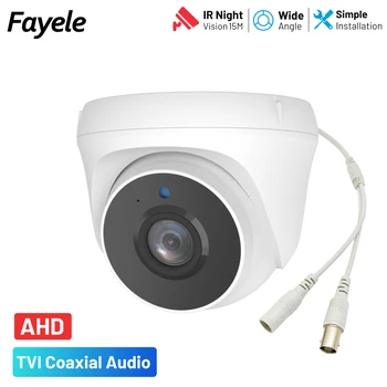 1080P AHD Closed CCTV Camera IR Night Vision TVI Coaxial Audio Surveillance HD Analog Indoor Dome Security Video Camera BNC 1