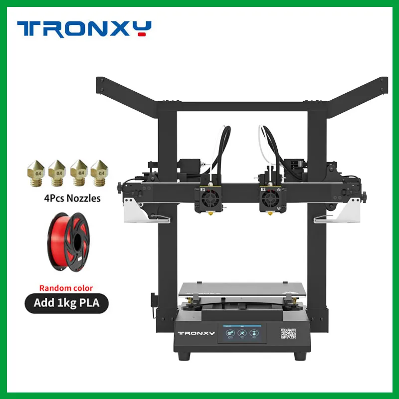 

tronxy Gemini XS 3d Printer with Independent Dual Extruder printing Auto-leveling FDM 3D Printer 255*255*260mm 3d printer Kit