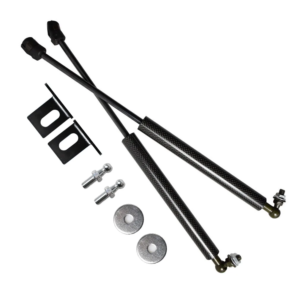 포드 F150 & F250 1992-1997 프론트 후드 보닛 개조용 가스 스트럿 1세트, 리프트 서포트 댐퍼 쇼크 업소버 프로프 로드
