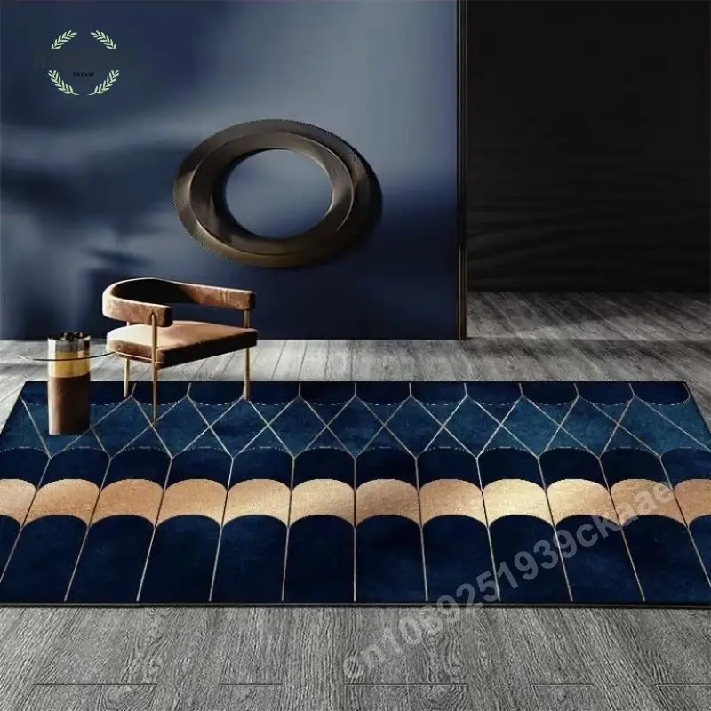 

Modern Light Luxury Carpet for Balcony Coffee Table Rugs Bedroom Home Large Area Sofa Doormat Decorative Soft Mat Anti Slip Rug