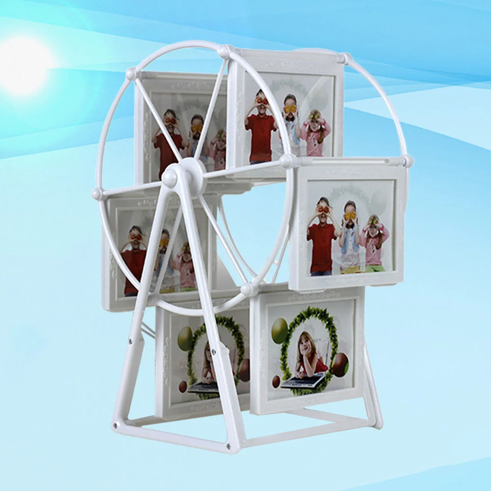 

Rotating Ferris Wheel Picture Frame Desk Table Vintage Photo Frames Personalized Family Photo Frame Shows for Home Decor