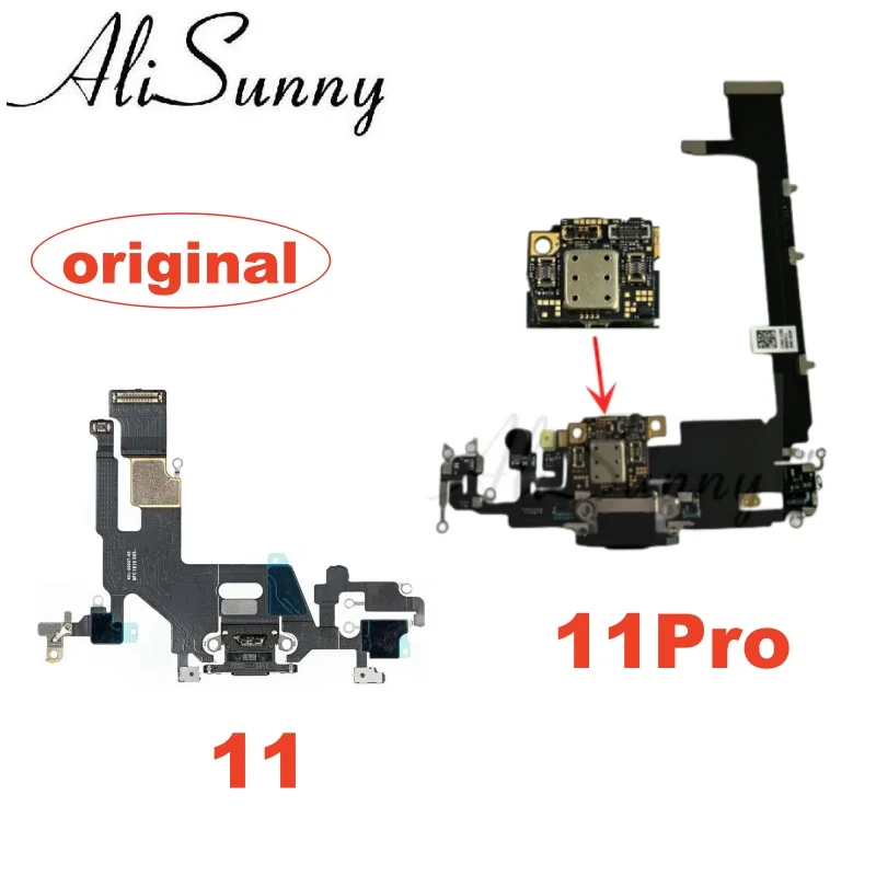 AliSunny 1pcs Original Charging Port Flex Cable for iPhone 11 Pro