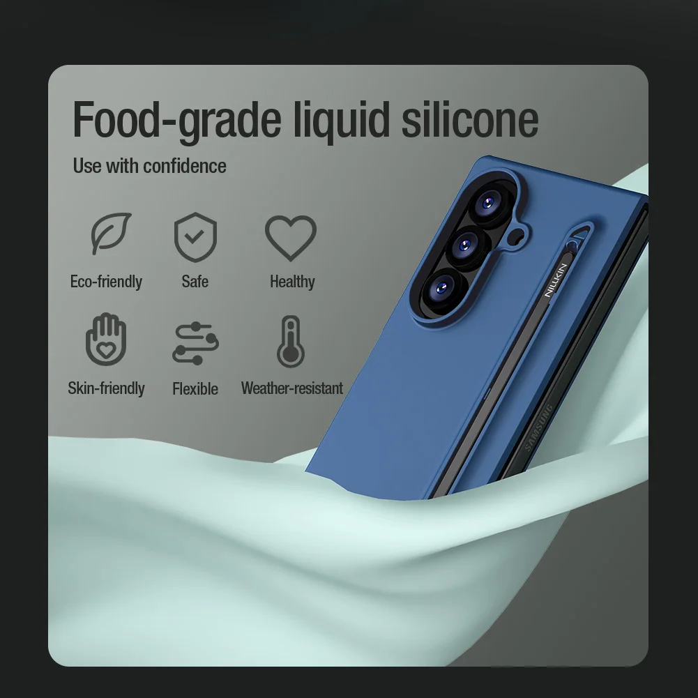 Silky Soft Touch Silicone Case with Custom S-Pen Holder