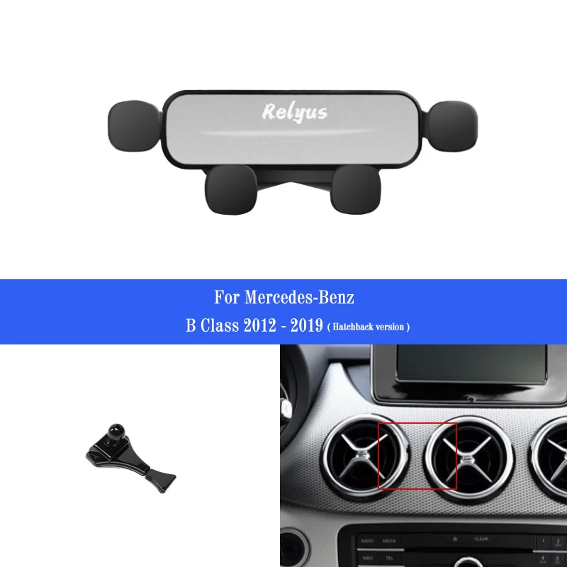 

Car Mobile Phone Holder Smartphone Mounts Holder Gps Stand Bracket for Mercedes Benz W246 W242 B Class 2012-2019 Accessories