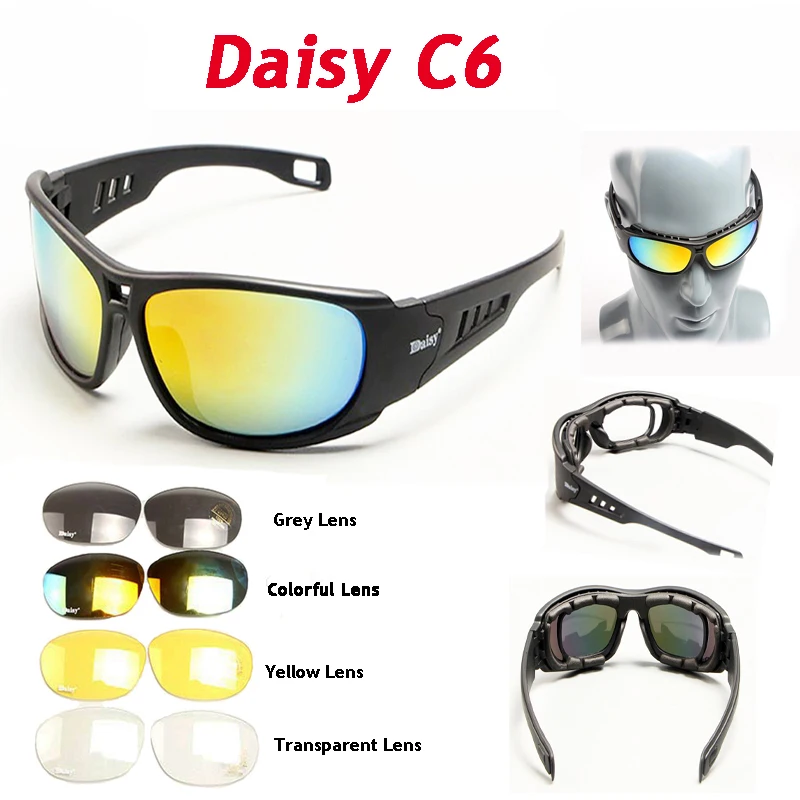 

Men's outdoor sports dustproof glasses Military tactics polarized glasses air gun shooting goggles sunglasses original box