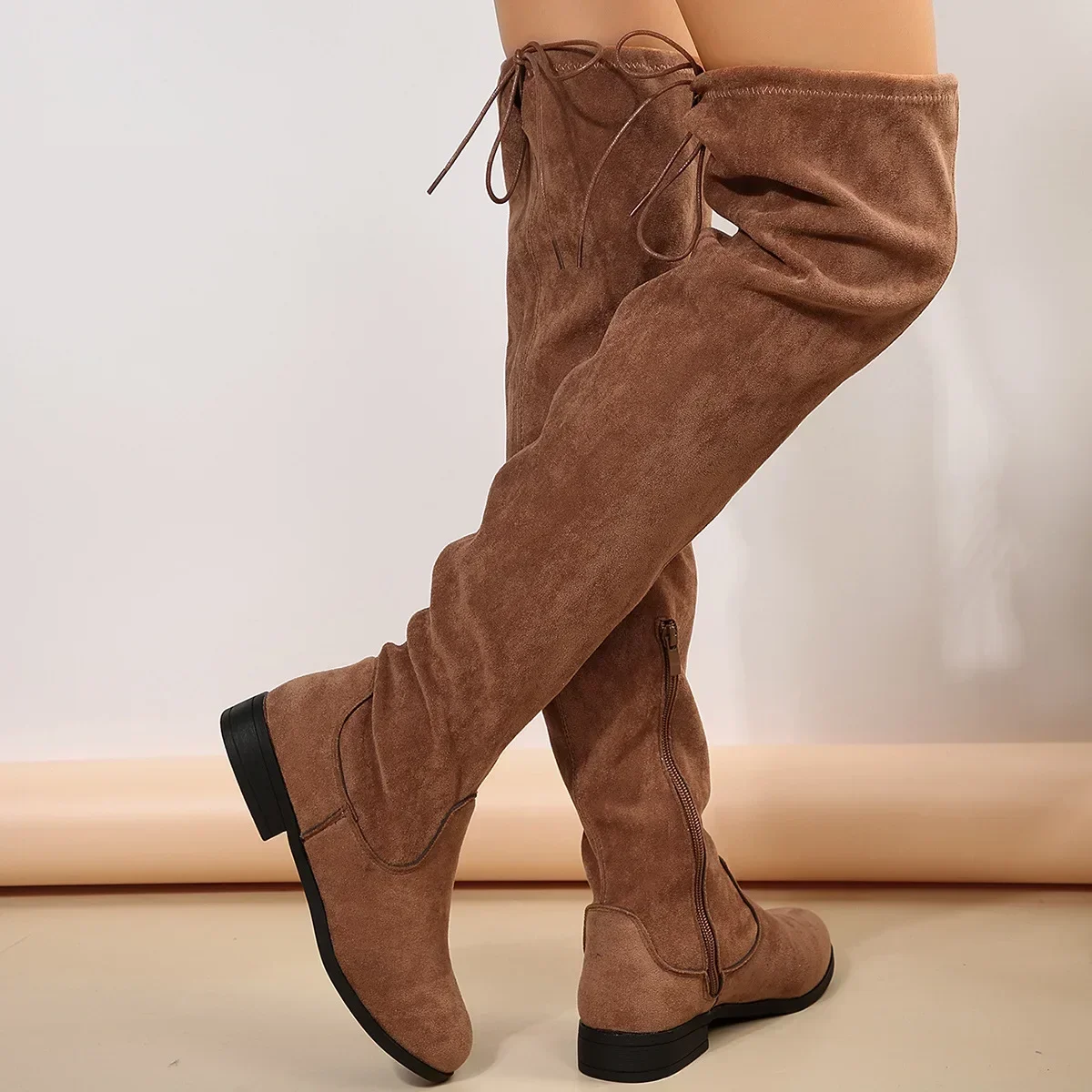 Women High Heel Thigh Gigh Boots Size 43