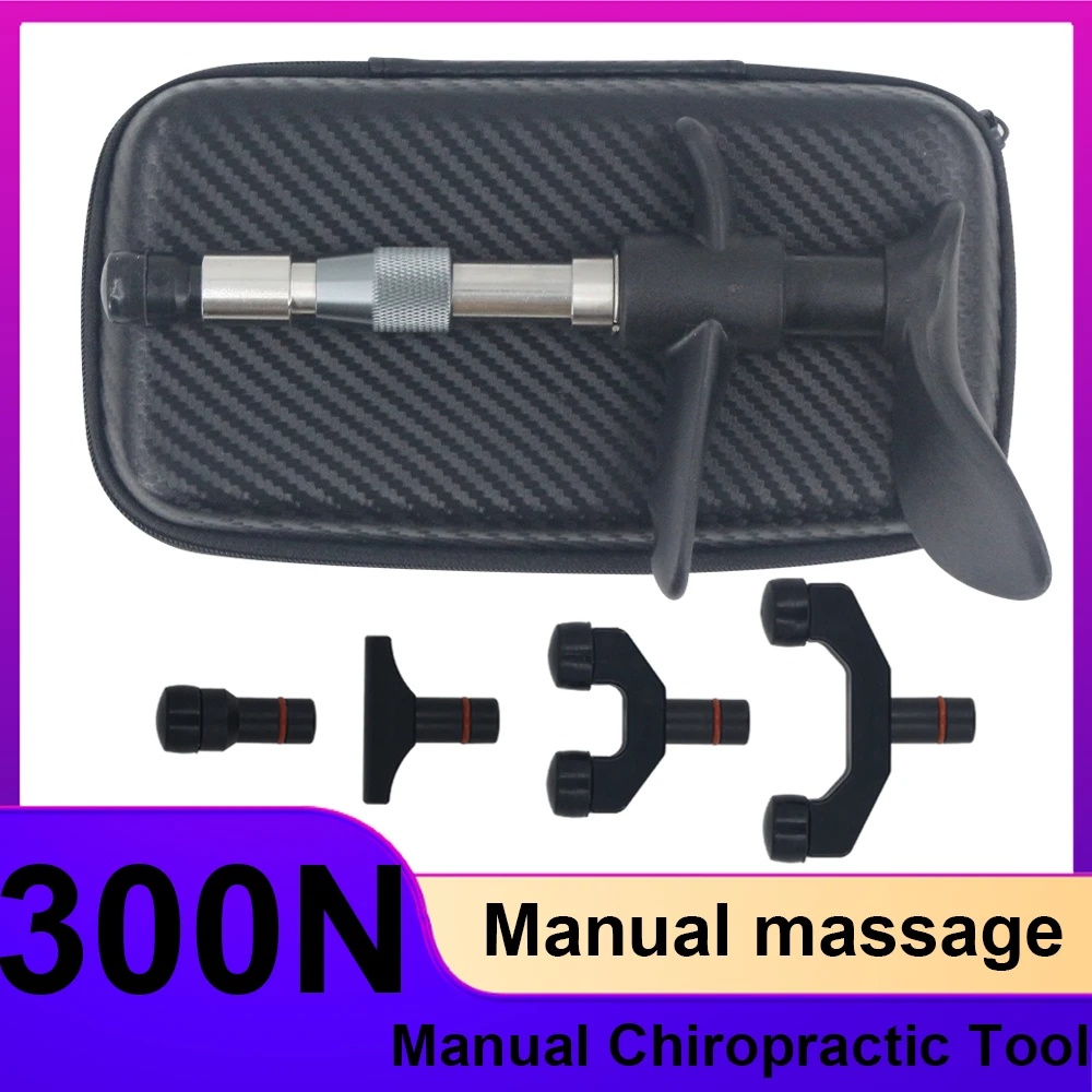 

Инструмент для регулируемой силы 300N, портативный, 4 головки, регулируемый вручную, профессиональный Массажер для здоровья