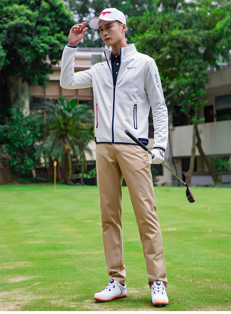 Golfeur Blouson De Golf Homme Men Golf Jacket Male Stand Collar
