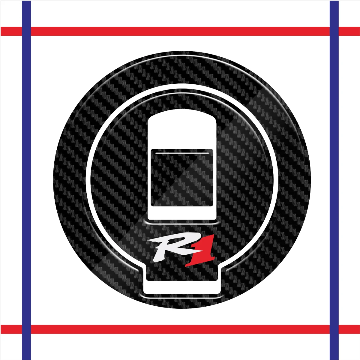 R1 sticker Tank Cap Cover Pad 98-99 Motorcycle Fuel Gas Cap Protector Decals Case for Yamaha YZF-R1 R1 1998 1999 3D Carbon-look автомобили isuzu trooper с 1999 г в практическое руководство