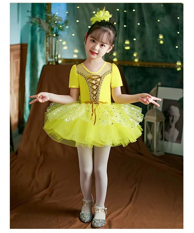 DANSHOW DRESS ガールズ Ballet Leotard For Girls DANSHOW Girls