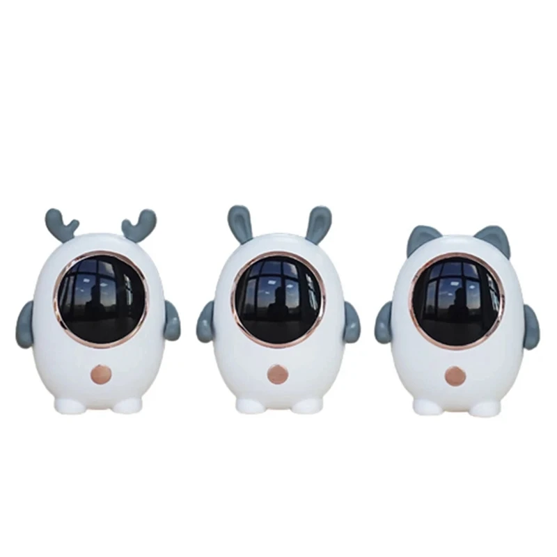 3Pcs Cartoon Hand Warmer Portable USB Rechargeable Digital Stove Hand Warmers Mini Electric Heater