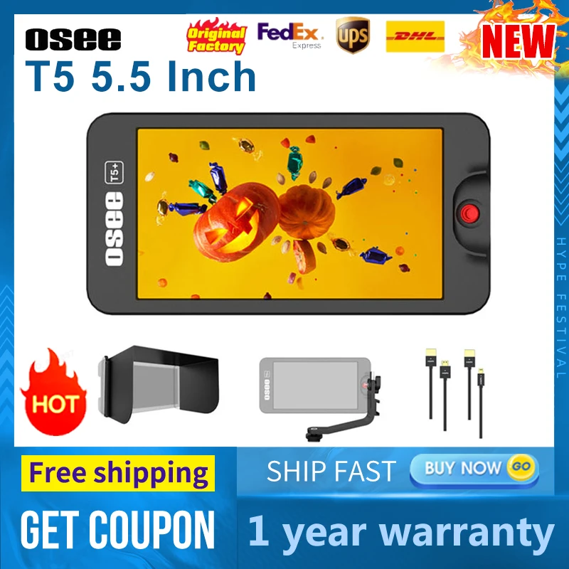 OSEE T5 plus T5+ 5.5inch Monitor Kit 1000nits 4K HDMI On