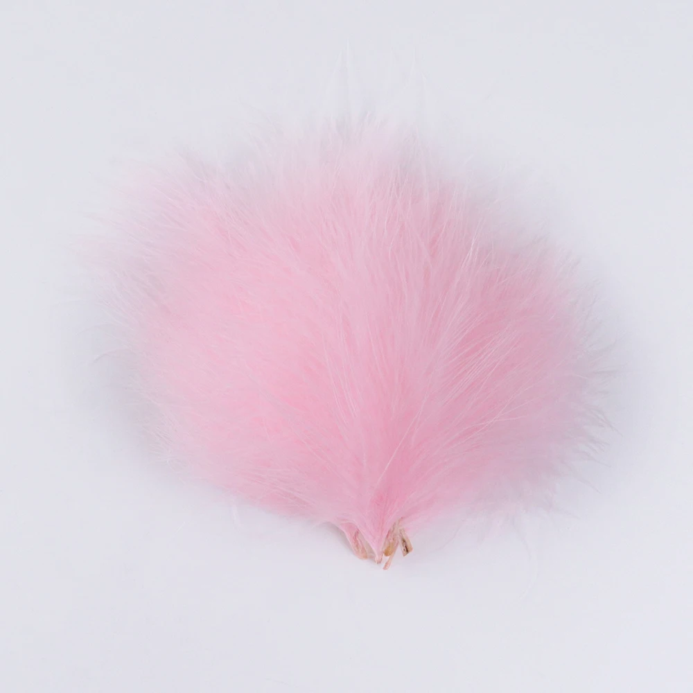 Turkey Feathers 50/100pcs Fluffy Pink Marabou 7-12cm DIY Wedding Decor