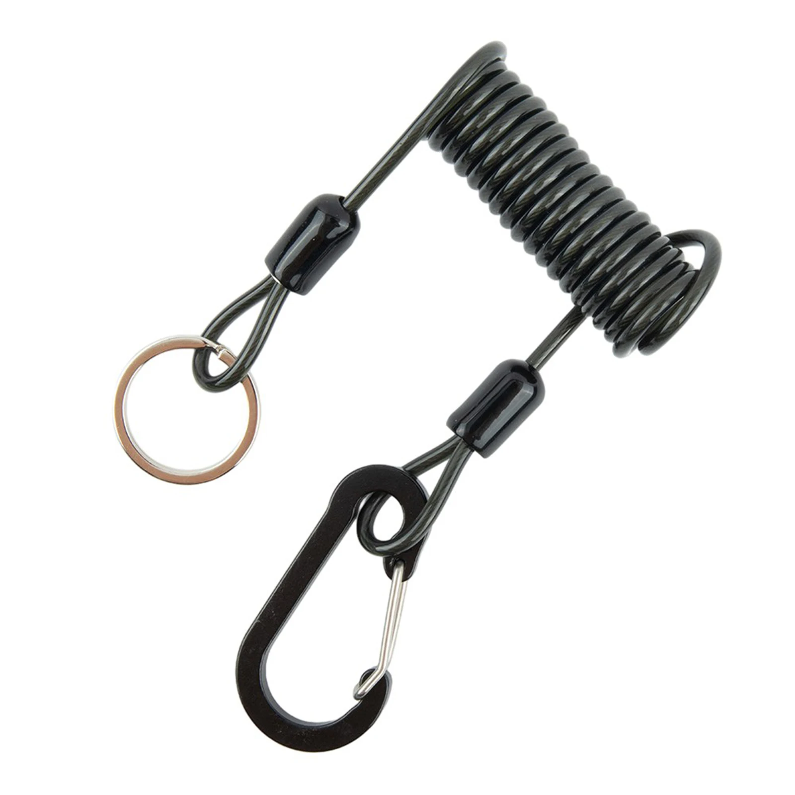 

Practical Wire Spring Rope Missed Rope Anti-lost Equipment Fishing Tackle Stainless Steel + Plastic For Lure Pliers Fishing Rod