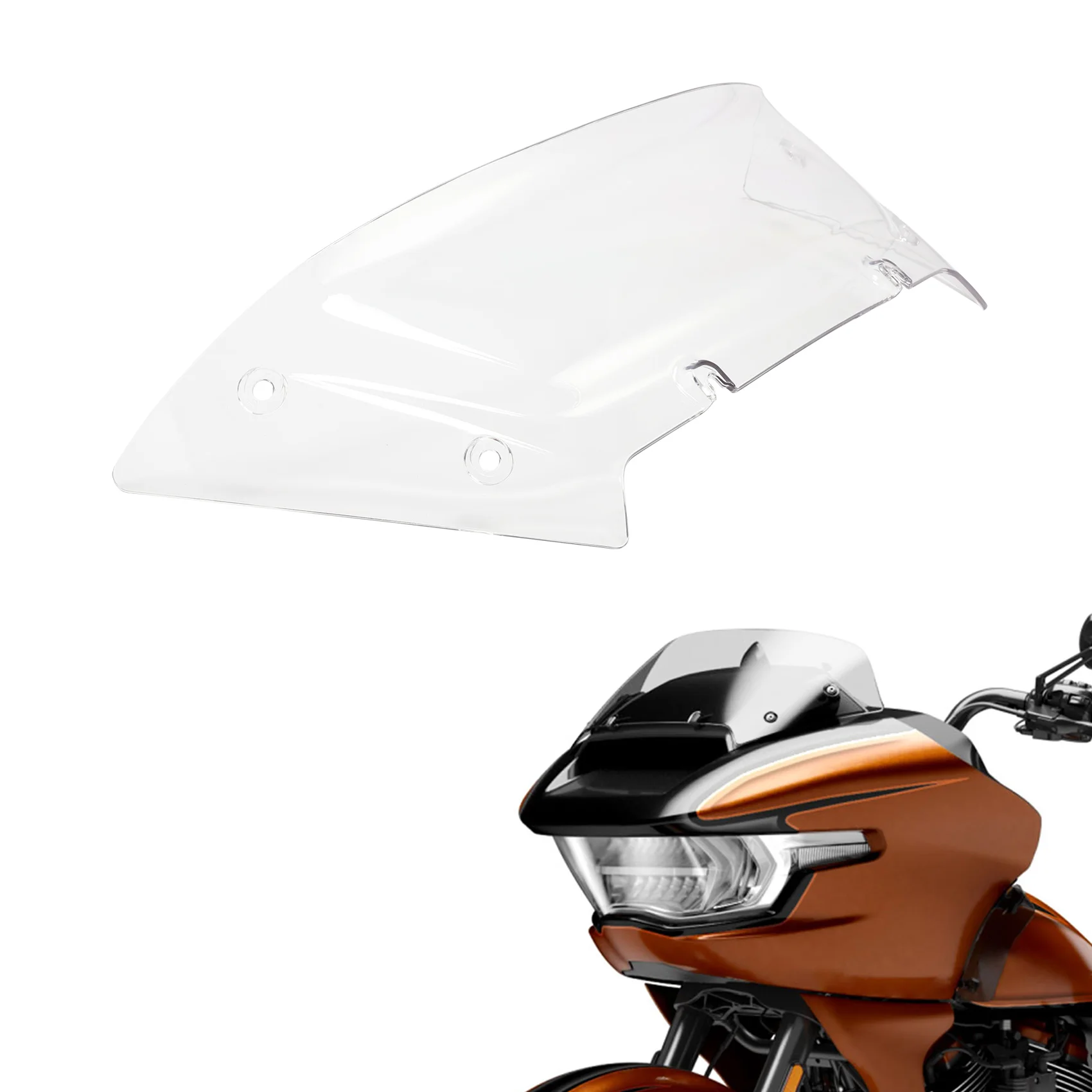 

Лобовое стекло для мотоцикла 6 дюймов для Harley CVO Road Glide FLTRXSE 2023 ST FLTRXSTSE 2024