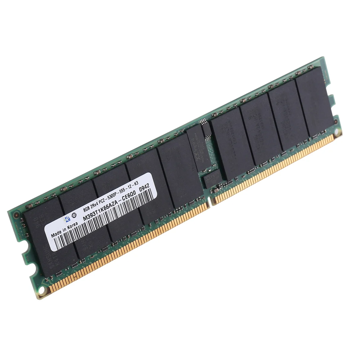워크스테이션용 RECC RAM + 냉각 조끼, PC2 5300P 2RX4 REG ECC 서버 메모리 RAM, DDR2 8GB, 667Mhz