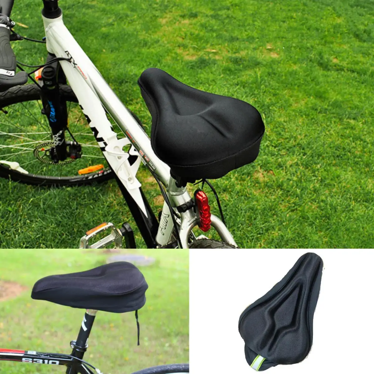 Bicycle Saddle Cover 3D Soft Thickened Breathable Comfortable Foam Mountain Bike Cycling Pad