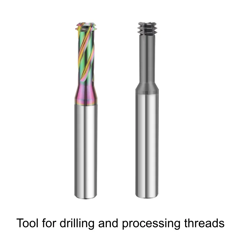 Ms Thread Cutter M type Thread Milling Cutter Without Drill End Mill Process for Process ...