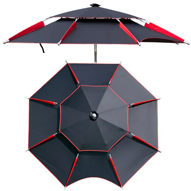 Folding Fishing Umbrella Rainproof Sun Protection AntiUV Wind