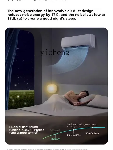 ZC 1.5 horse on-hook new first-class heating and cooling bedroom frequency conversion wall-mounted household air conditioner 1