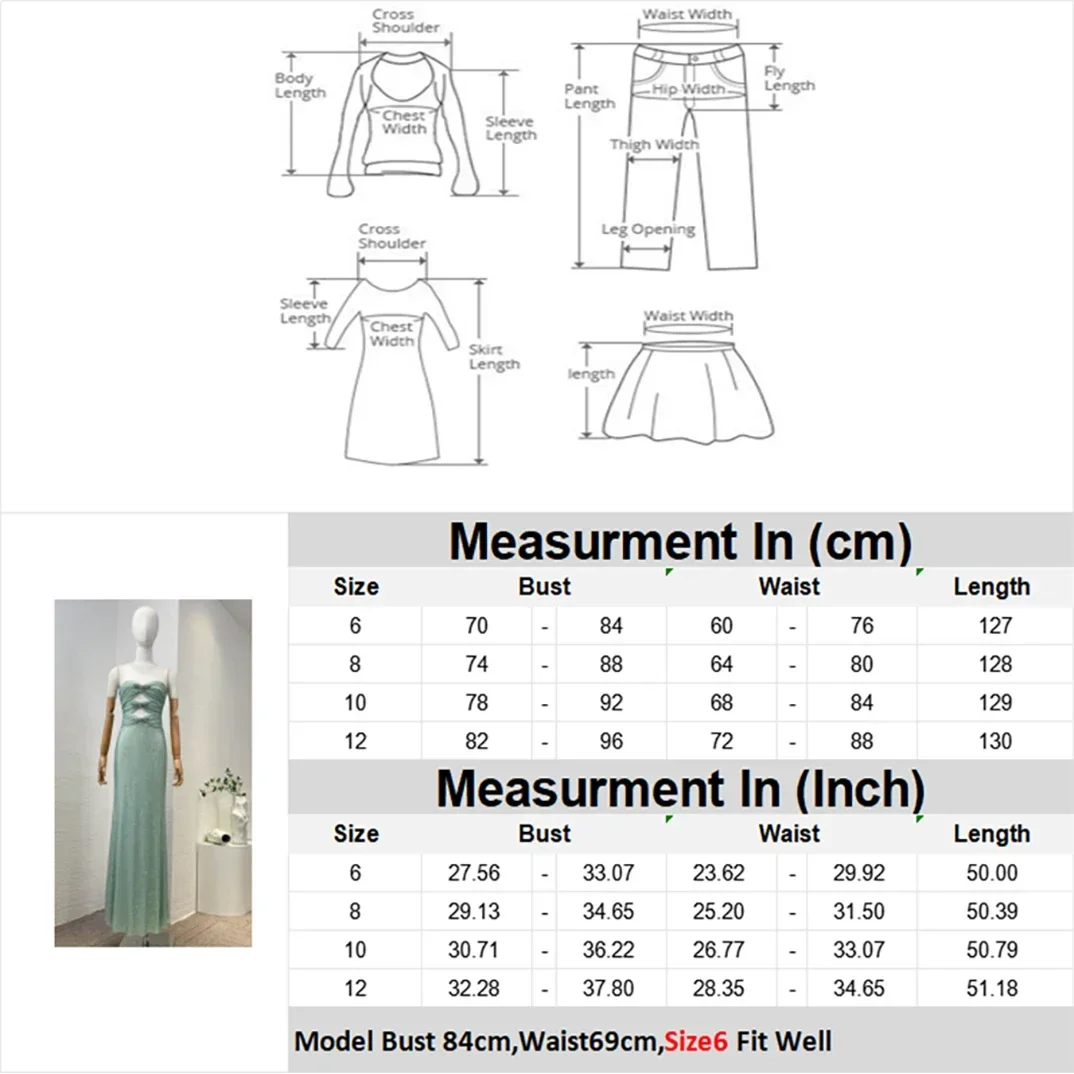 Рисунок 3 - Новинка 2023, длинное платье с зелеными бриллиантами