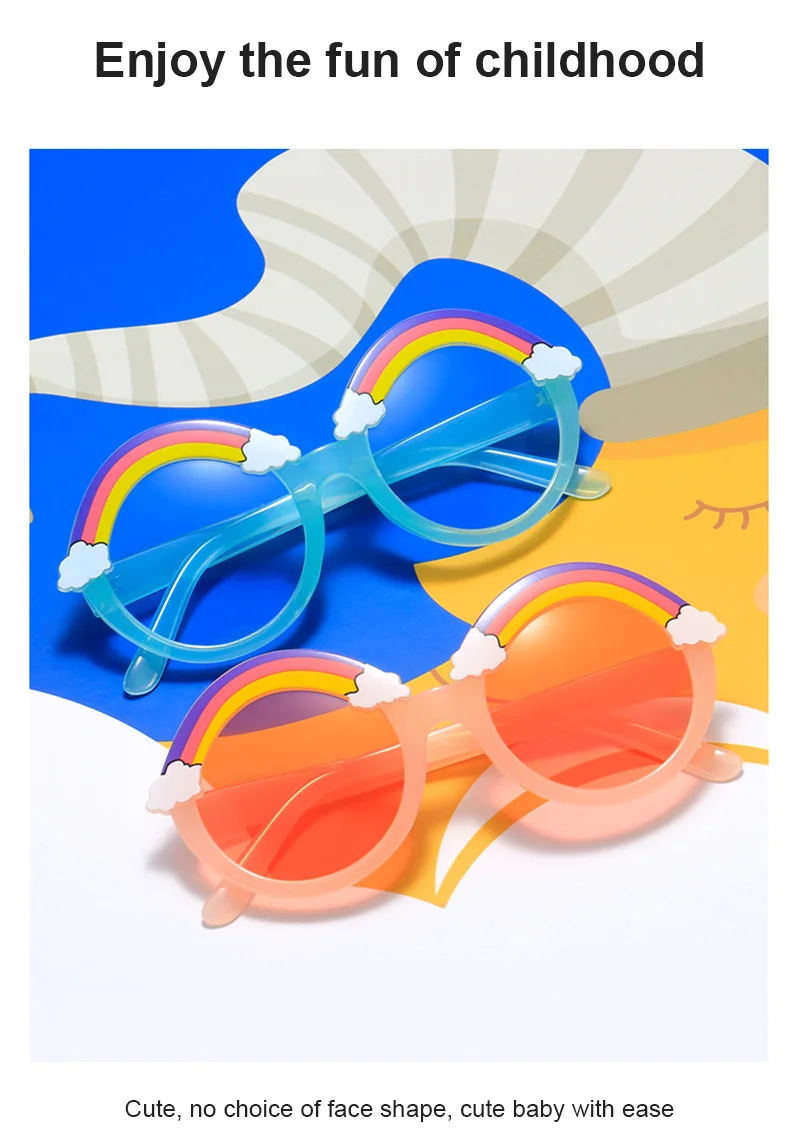 Gafas de sol para niños con protección uv moda bebé polarizadas_voghion.com