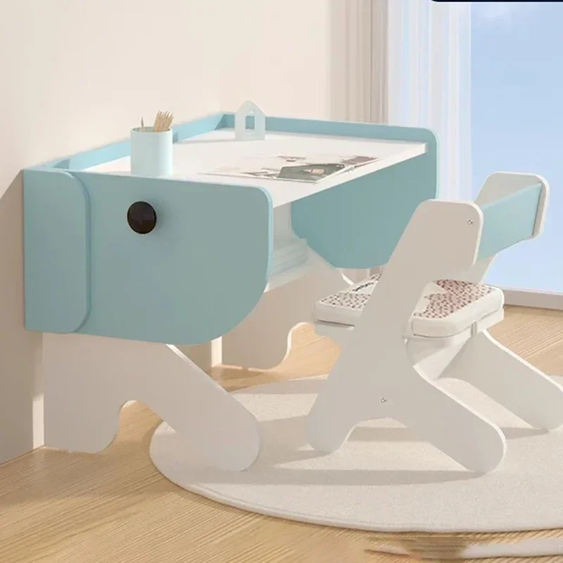 Kids Furniture Desk Children Study Table School Supplies Set Child Tables Small Room Childrens Student Classroom kid table