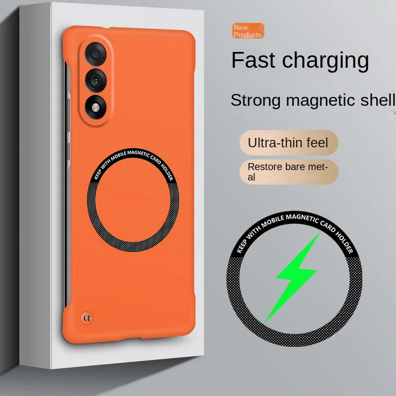Ultra-Thin Frameless Magnetic Phone Case with MagSafe Compatibility