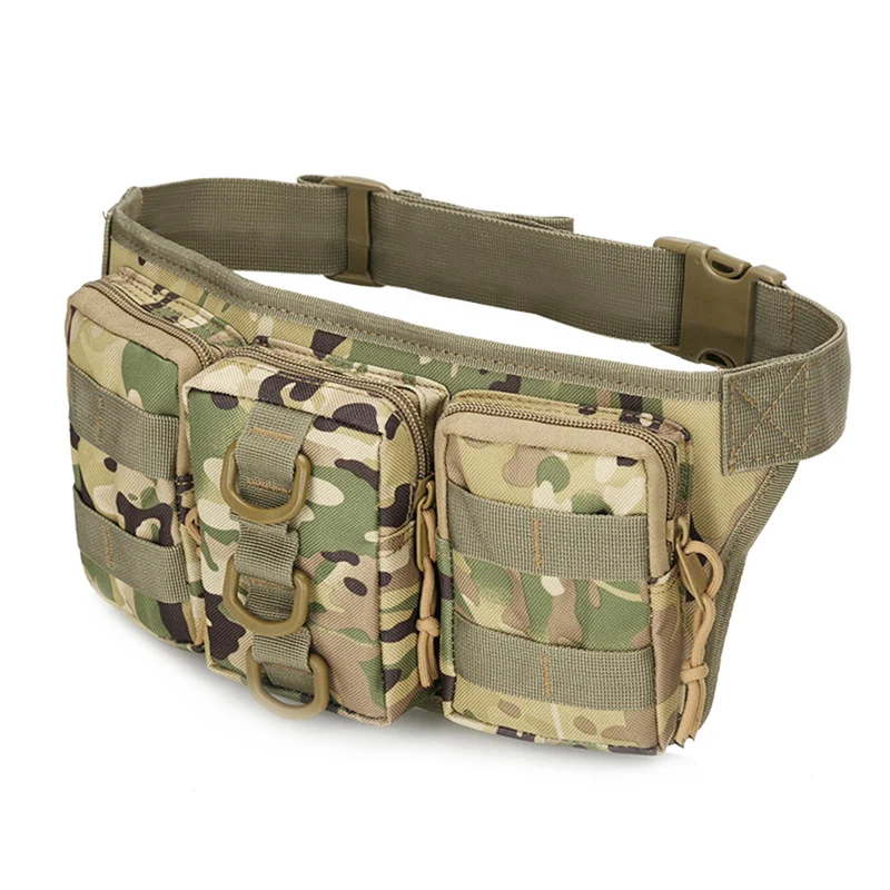 Waterproof Oxford Tactical Waist Bag for Outdoor Hiking Camping
