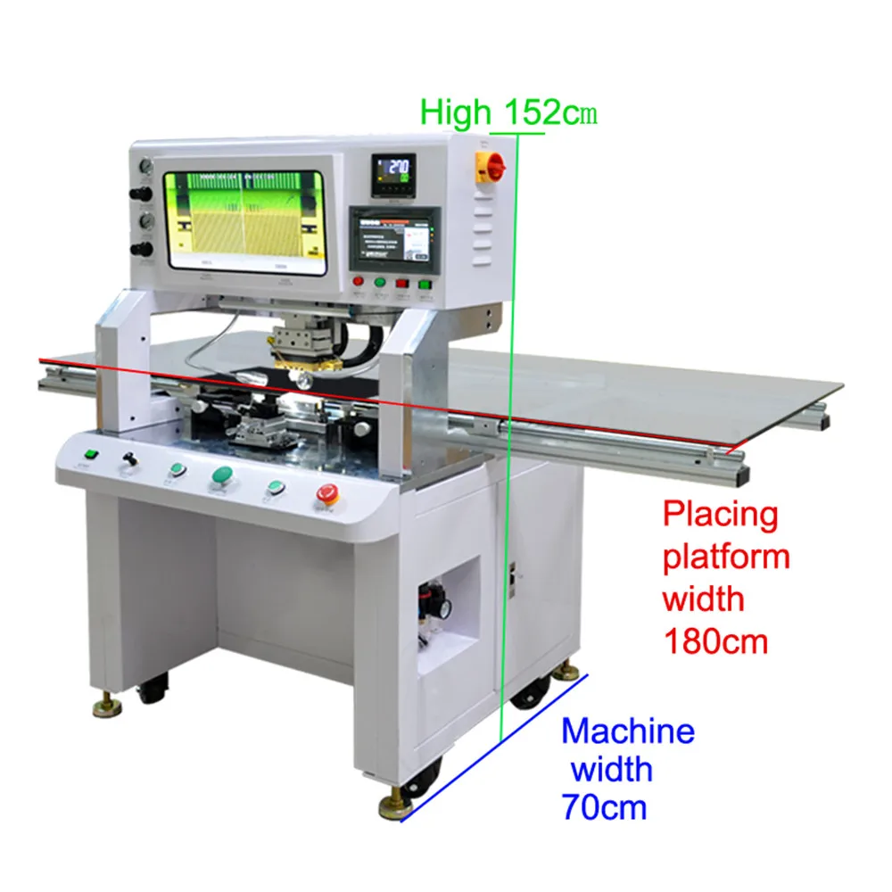Sliman ST-100WS COF Bonding Machine Single Head Equipment For Repair LCD LED TV Laptop Display Hot Press TAB COG FPC Flex Cable 4