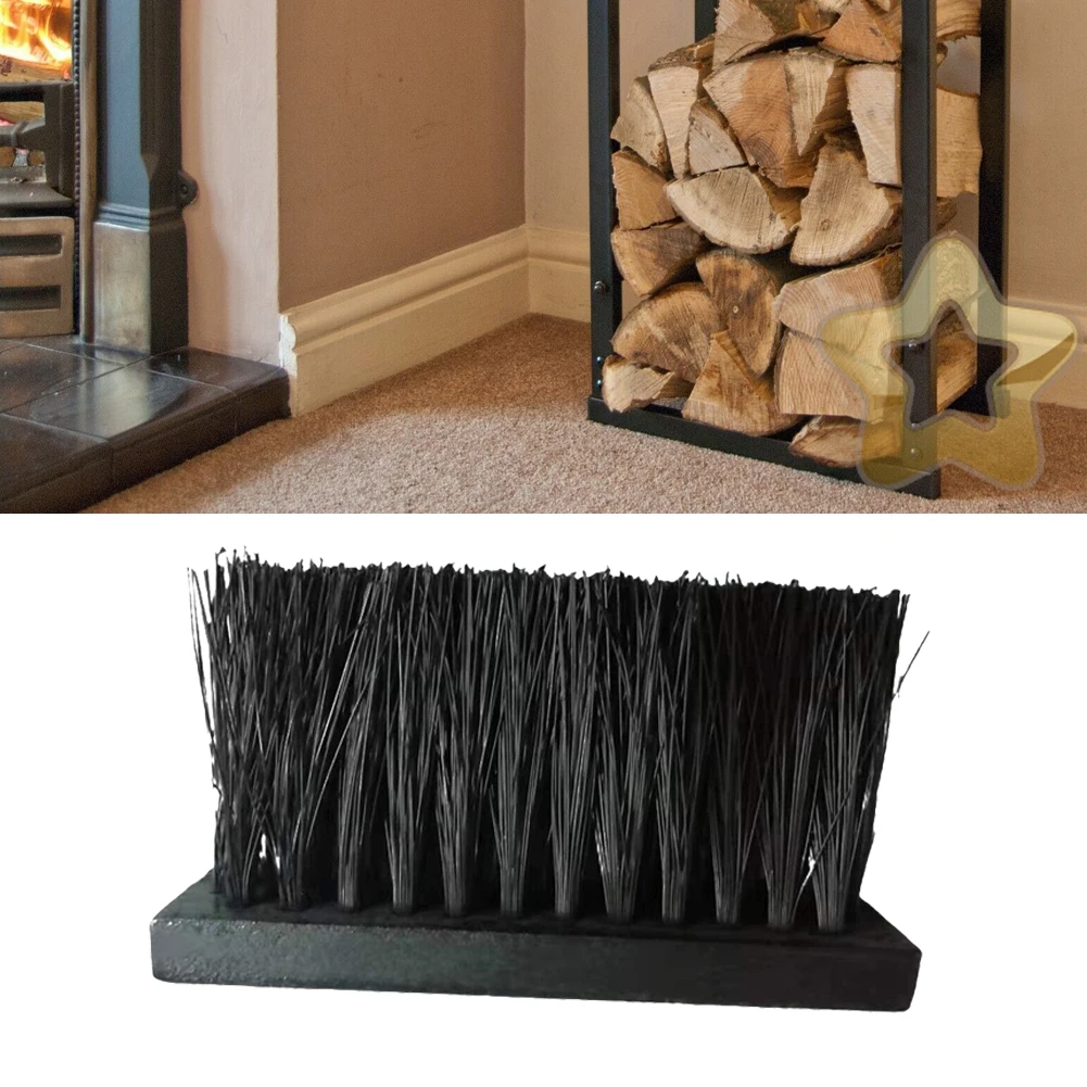 Cleaning Brushes Fireplace Brush 13.5x3.5x1.3cm 1Pcs Brush Head Fire Hearth Fireplace Refill Cleaning Brand New