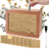 1000/2000/3000/5000/10000 Euro Wooden Money Box - Reusable Piggy Bank with Savings Goal Tracker & Numbered Compartments 2