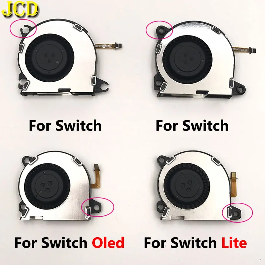 

JCD Internal Cooling Fan for Switch NS Oled Lite Console Replacement Repair Part CPU Heatsink Radiation Cooler