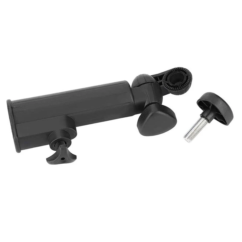 Golf Push Trolley Umbrella Holder Plastic Stand Pull Bike Cart Black Universal 4