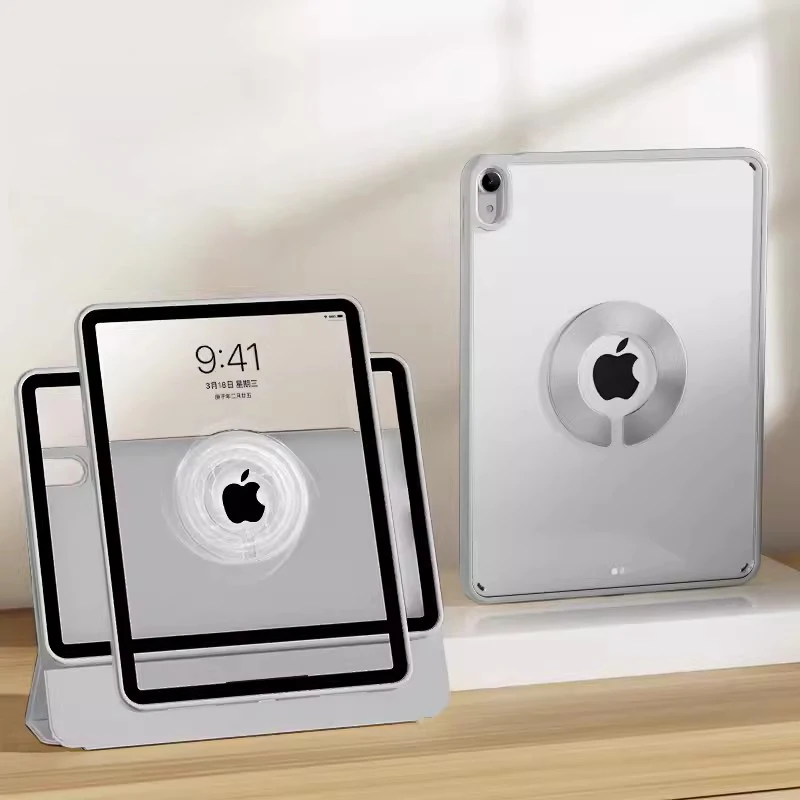 Sleek Magnetic Clip Tablet Case with Durable Acrylic Shell