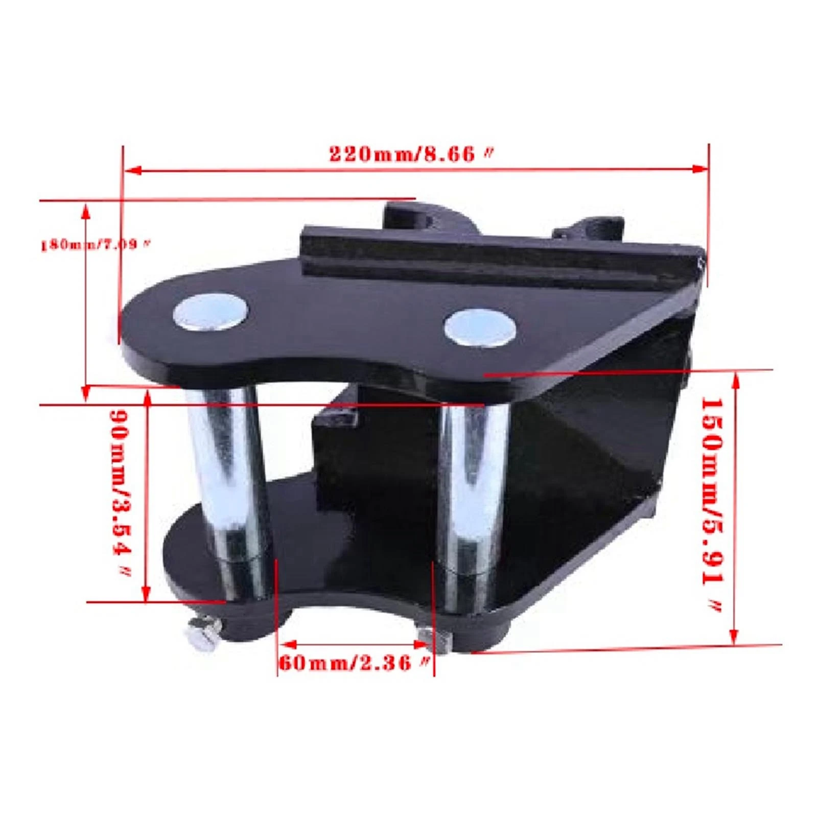 Excavator Quick Coupler Mechanical  Hitch Low Disassembly Difficulty Improve Wor