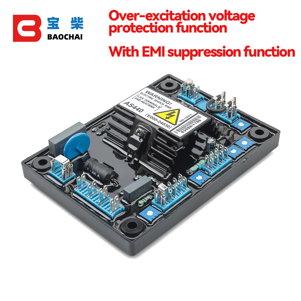 

AS440 Factory Supply AVR Generator Automatic Voltage Regulator Stabilizer Control Module Panel Brushless Alternator Accessories