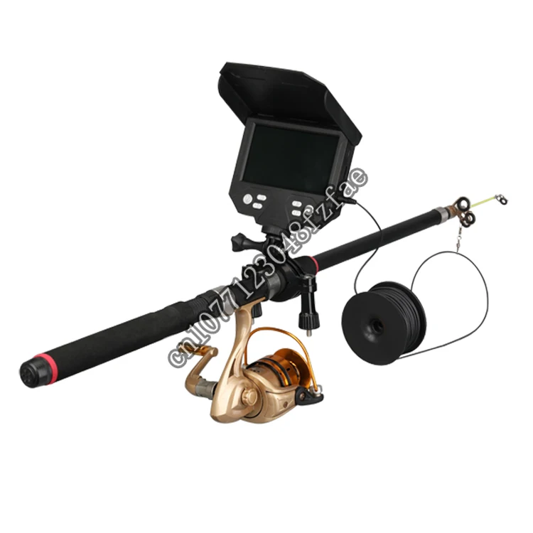 

30m cable 360 degree rotating fish finder camera visual ip68 underwater fishing video