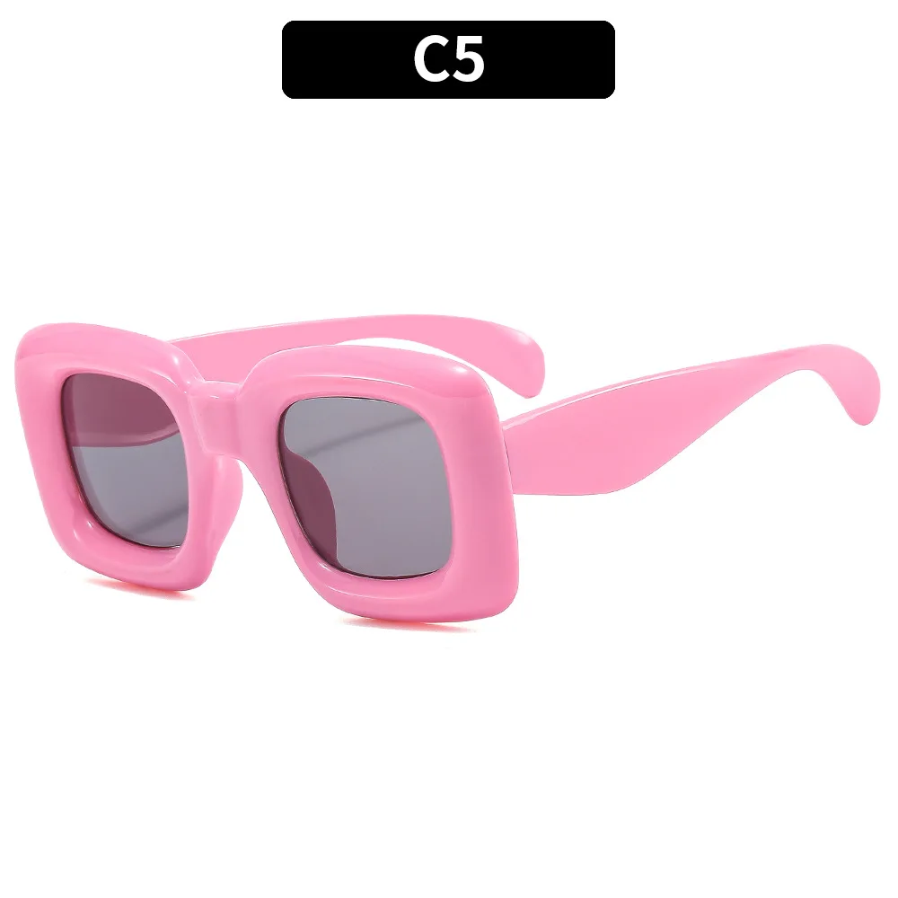 Bubble Children's Sunglasses Boy Girl Sunglasses Colorful Rectangle Glasses Safety Gift For Children Baby