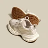 Designers White Sneakers Women Flats Shoes Lace Up   Vulcanize Shoes Female Mesh Wedge Platform Casual Zapatillas Mujer 4