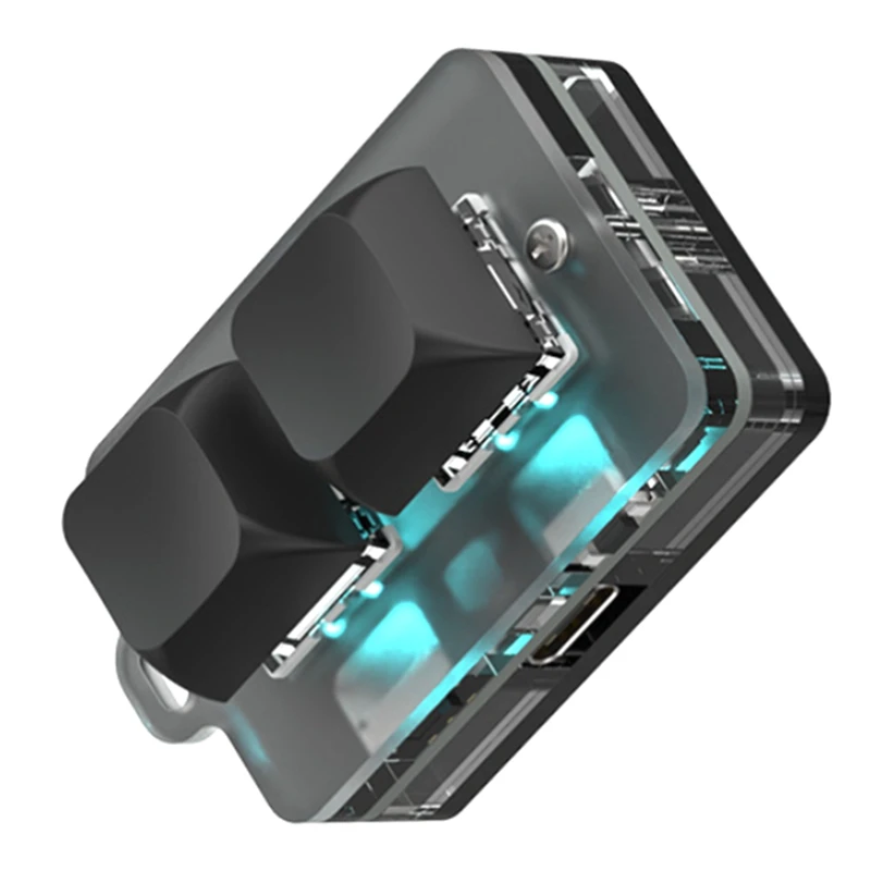 Bluetooth Mini 2 Key Keypad Copy Paste Hot Swap Games One Key Password Mechanical Accessories For Home And Travel A