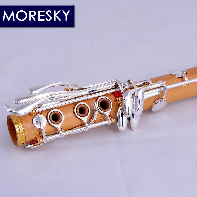 MORESKY Boxwood Wood Professional Clarinet Bb 18 Keys Sib Klarnet Clarinete M9&middot;BO