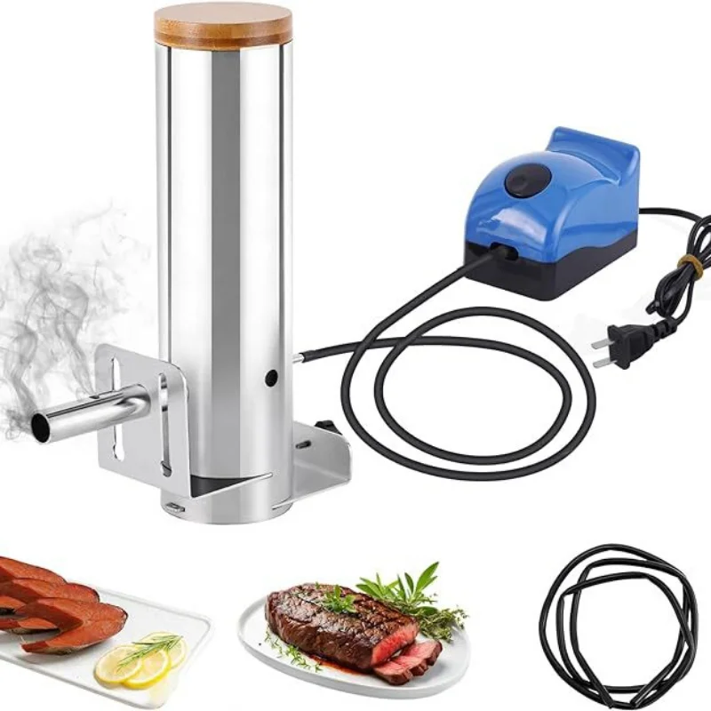 Fumatore Tubo 304 In Acciaio Inox Portatile Esagonale Stabile Barbecue
