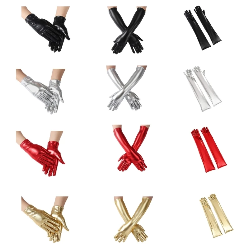 

Metallic Gloves Party Supply for Opera Stage Shows Nightclub Christmas