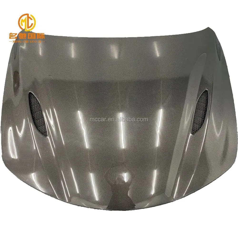 

Single sided Carbon Fiber Front Engine Hood Vent Cover For Alfa Romeo GIULIA car hood