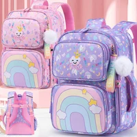 Cute Backpack For Primary School Student Stylish Portable Versatile Bag Breathable Preschool Books Bag Back To School Gift Girls 1