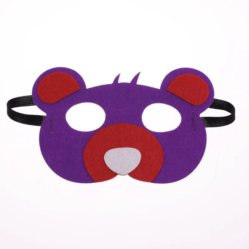 Animal Face Cosplay Masks for Kids - Wolf, Panda, Giraffe & Tiger Masquerade Costume