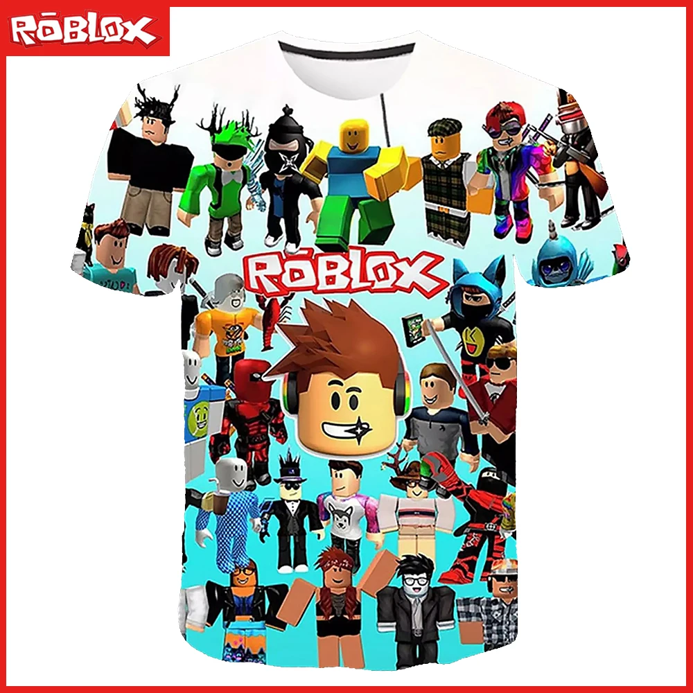 Hot Roblox Virtual World Game Kidsadult Couple Digital Printing Short  Sleeve New Cartoon Fashion Casual 3D T-Shirt Holiday Gift - AliExpress