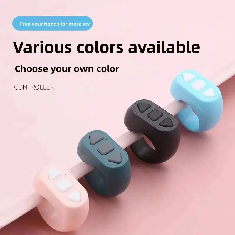 Bluetooth Remote Control Ring for Phone Camera Selfie