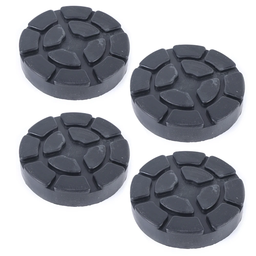 4Pcs Heavy Duty Rubber Arm Pads 120mm Car Lift Accessories For Auto Truck Hoist Black universal car rubber jack pad car lift jack stand rubber pads block enhanced type car repair tools for car lift tool accessories